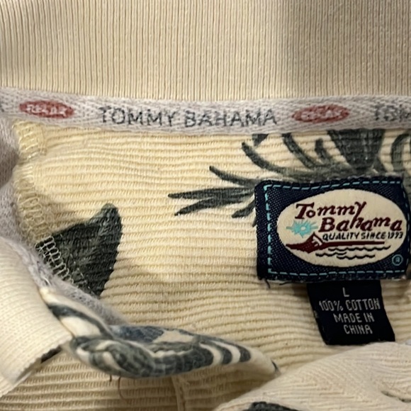 Tommy Bahama Floral Print Polo - Picture 6 of 8